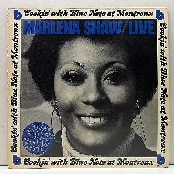 レコードメイン画像：Cut無し!良好! USオリジナル MARLENA SHAW Live At Montreux ('74 Blue Note) Woman Of The Ghetto 収録 マリーナ・ショウ 米 初回プレス