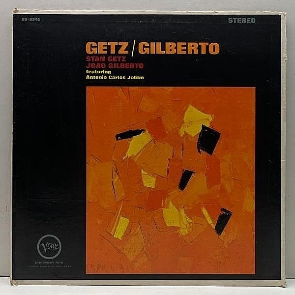 レコードメイン画像：良好盤!音綺麗! Capitolプレス [Club Edition] STAN GETZ JOAO GILBERTO feat. ANTONIO CARLOS JOBIM (SMAS-90438) MGMリム 白枠GFジャケ