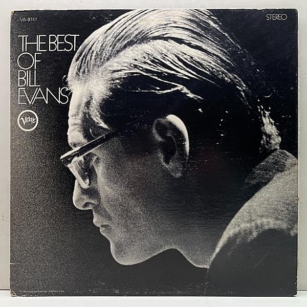 レコードメイン画像：【同年タウンホール・ライヴの未発表など収録】深溝ラベル USオリジナル BILL EVANS The Best Of ('66 Verve) ビル・エヴァンス 米 初回