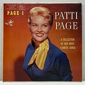 レコード画像：PATTI PAGE / Page 1 - A Collection Of Her Most Famous Songs