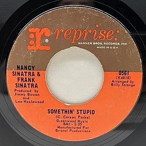 レコード画像：NANCY SINATRA / FRANK SINATRA / Somethin' Stupid / Give Her Love