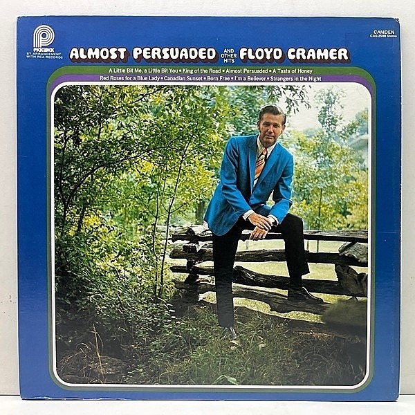 レコードメイン画像：【ソウルフル好演の生粋ナッシュヴィルサウンド】美盤!! USプレス FLOYD CRAMER Almost Persuaded And Other Hits フロイド・クレーマー