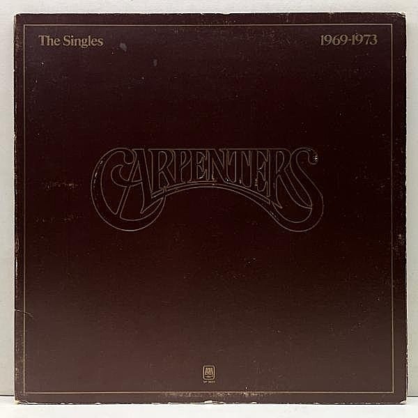 レコードメイン画像：【稀少な冊子付き】良好盤!! エンボス凸仕様 USオリジナル CARPENTERS Singles 1969 - 1973 ('73 A&M) カーペンターズ シングル集 LP