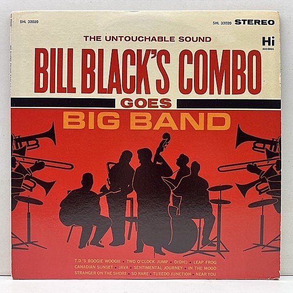 レコードメイン画像：【エルビスのバック奏者によるイナたいダンスR&B集】美盤!! USオリジ BILL BLACK Goes Big Band ('64 Hi) スウィングJIVE ビル・ブラック