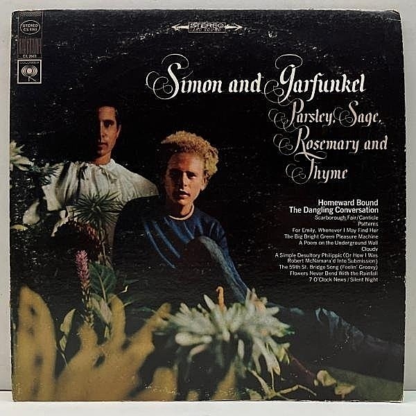 レコードメイン画像：良好盤!! USオリジナル 初版 360 2eyeラベ SIMON & GARFUNKEL Parsley, Sage, Rosemary And Thyme ('66 Columbia) 米 初回プレス LP