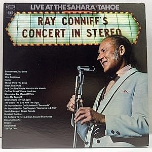 レコード画像：RAY CONNIFF / Concert In Stereo (Live At The Sahara/Tahoe)