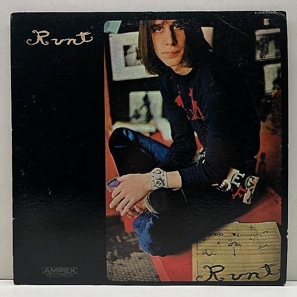 レコードメイン画像：USオリジナル プロモ同様のマト1 青ラベ STERLING刻印 TODD RUNDGREN Runt ('70 Ampex) トッド・ラングレン 1st. 米 初回 LP