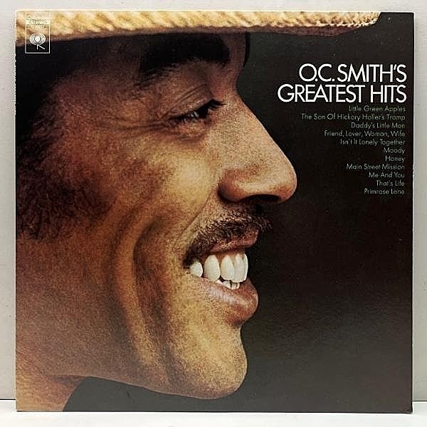 レコードメイン画像：プロモ 美品!! USオリジナル O.C. SMITH Greatest Hits ('70 Columbia) MOODYMANN サンプリング ネタ収録！代表曲 青い果実 など全11曲