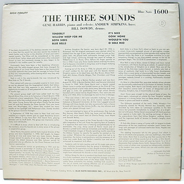 THREE SOUNDS / The 3 Sounds (LP) / Blue Note | WAXPEND RECORDS