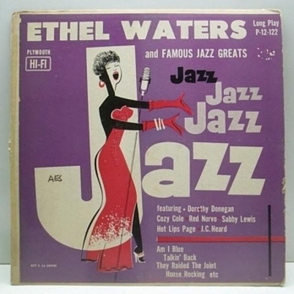 レコードメイン画像：FLAT オリジ / ETHEL WATERS & Famous Jazz Greats / PLYMOUTH