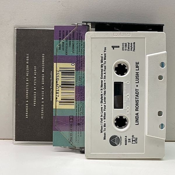 LINDA RONSTADT / Lush Life (CASSETTE TAPE) / Asylum | WAXPEND RECORDS