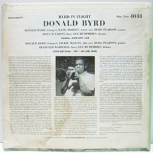 DONALD BYRD / Byrd In Flight (LP) / Blue Note | WAXPEND RECORDS