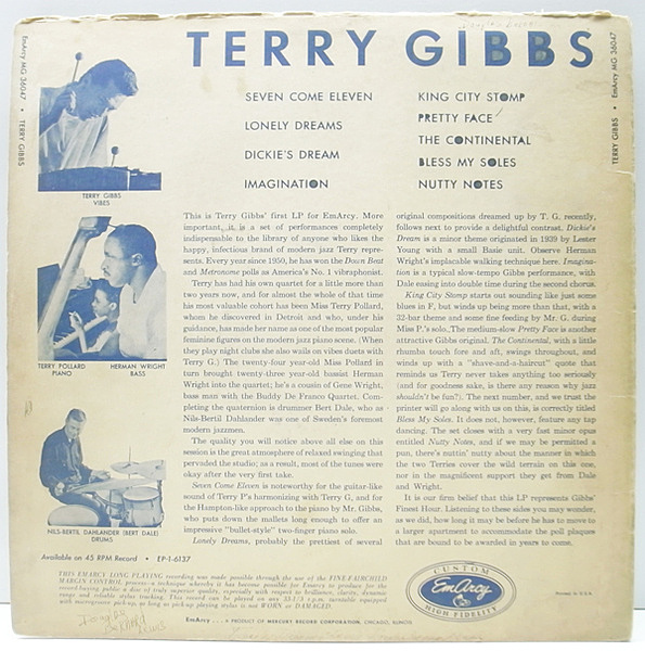 TERRY GIBBS / Same (LP) / EmArcy | WAXPEND RECORDS