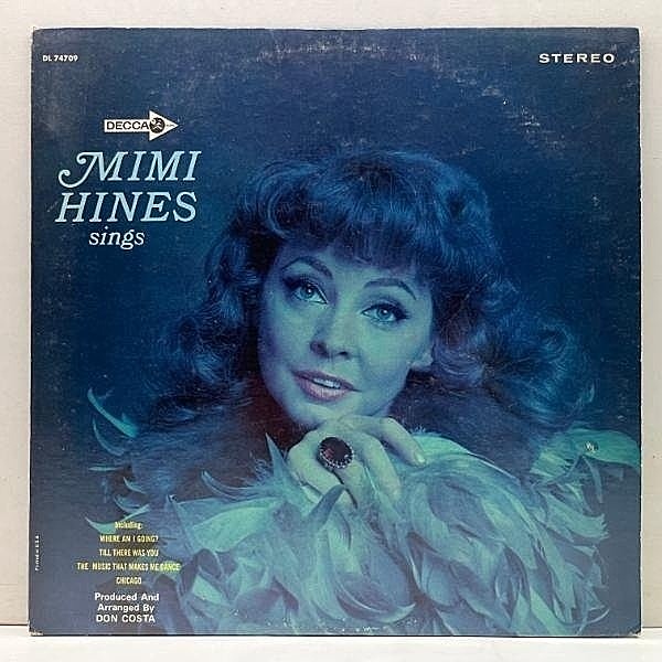 レコードメイン画像：良好!! USオリジナル MIMI HINES Sings ('66 Decca) ミミ・ハインズ 1st デビュー作 DON COSTA プロデュース Broadway名曲集！