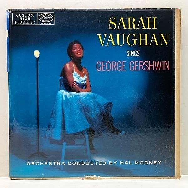 レコードメイン画像：Rare!!【初回のみ 2LP 見開き】MONO 黒銀ラベ 深溝 USオリジナル SARAH VAUGHAN Sings George Gershwin ('57 Mercury) 珍しい2枚組仕様