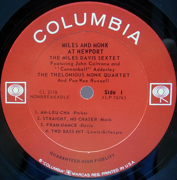 MILES DAVIS / THELONIOUS MONK / Miles & Monk At Newport (LP