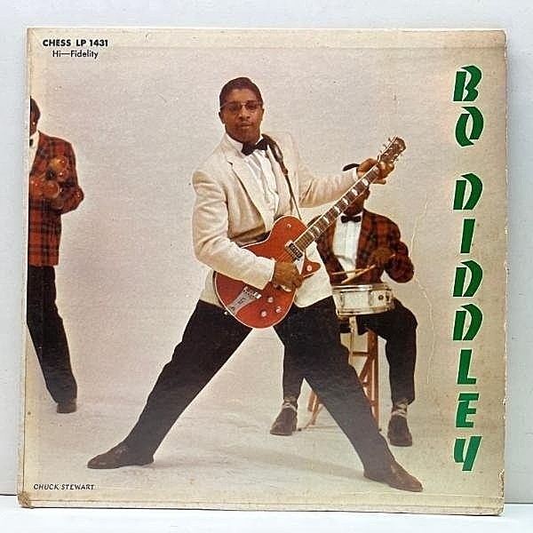 レコードメイン画像：USオリジナル MONO 初版 黒銀ラベ 深溝 BO DIDDLEY S.T ('58 Chess CH 1431) ボ・ディドリー 1st デビュー・アルバム