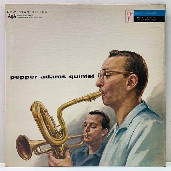 極美! US MODE Records 112 完全オリジナル Peppers Adams Quintet DG