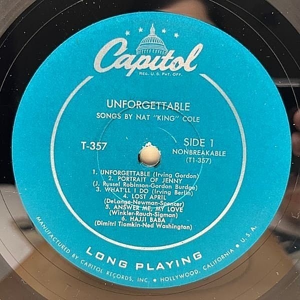 NAT KING COLE / Unforgettable (LP) / Capitol | WAXPEND RECORDS