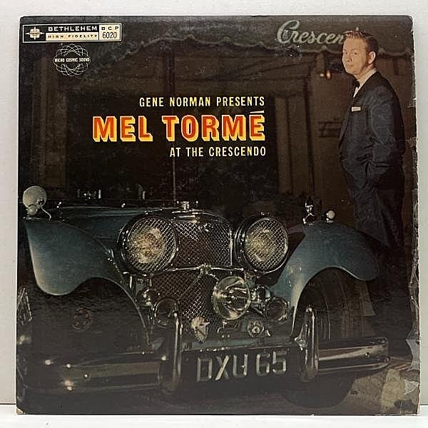 レコードメイン画像：良好盤!音抜群! USオリジナル MONO 深溝 PAT#スタンパー MEL TORME At The Crescendo ('57 Bethlehem) MARTY PAICHコンボとの傑作ライヴ