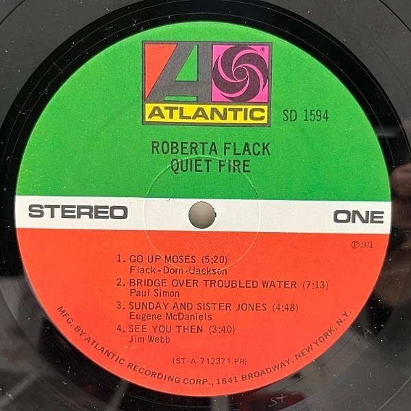 ROBERTA FLACK / Quiet Fire (LP) / Atlantic | WAXPEND RECORDS
