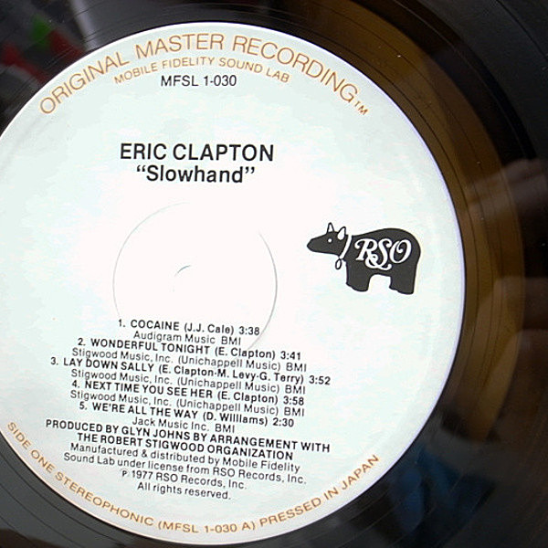 ERIC CLAPTON / Slowhand (LP) / MFSL | WAXPEND RECORDS