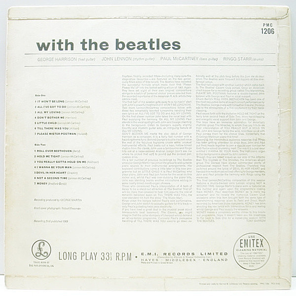 BEATLES / With The Beatles (LP) / Parlophone | WAXPEND RECORDS