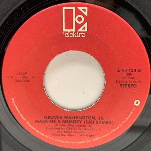 GROVER WASHINGTON JR. / Just The Two Of Us (7) / Elektra | WAXPEND RECORDS