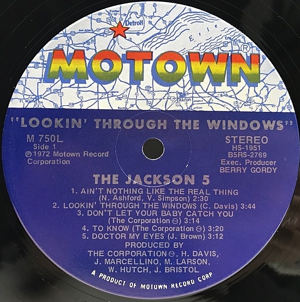 JACKSON 5 / Lookin' Through The Windows (LP) / Motown | WAXPEND