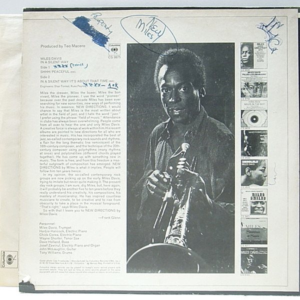 MILES DAVIS / In A Silent Way (LP) / Columbia | WAXPEND RECORDS