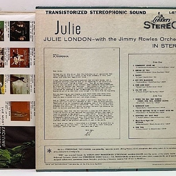 JULIE LONDON / Julie (LP) / Liberty | WAXPEND RECORDS