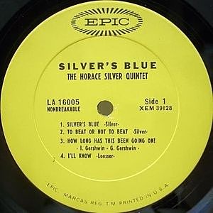 HORACE SILVER / Silver's Blue (LP) / Epic | WAXPEND RECORDS