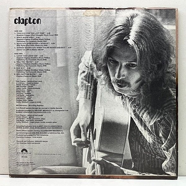 ERIC CLAPTON / Clapton (LP) / Polydor | WAXPEND RECORDS