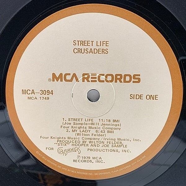 CRUSADERS / Street Life (LP) / MCA | WAXPEND RECORDS