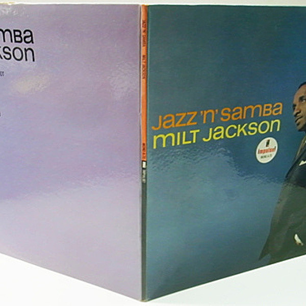 Milt Jackson Jazz 'n' samba impulse stereo AS-70 orange lbl van