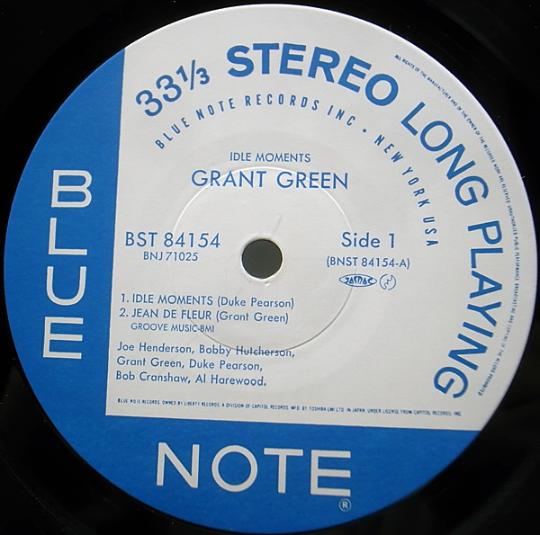 GRANT GREEN / Idle Moments (LP) / Blue Note | WAXPEND RECORDS