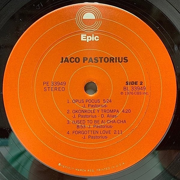 LPレコード ジャコ・パストリアス／JACO PASTORIUS - 洋楽