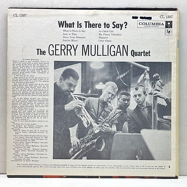 GERRY MULLIGAN / What Is There To Say? (LP) / Columbia | WAXPEND