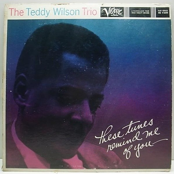 レコードメイン画像：初回TP MONO Orig. TEDDY WILSON TRIO These Tunes Remind Me Of