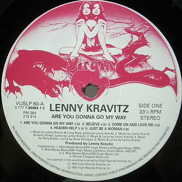 LENNY KRAVITZ / Are You Gonna Go My Way (LP) / Virgin | WAXPEND