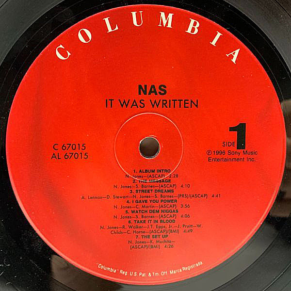 NAS / It Was Written (LP) / Columbia | WAXPEND RECORDS