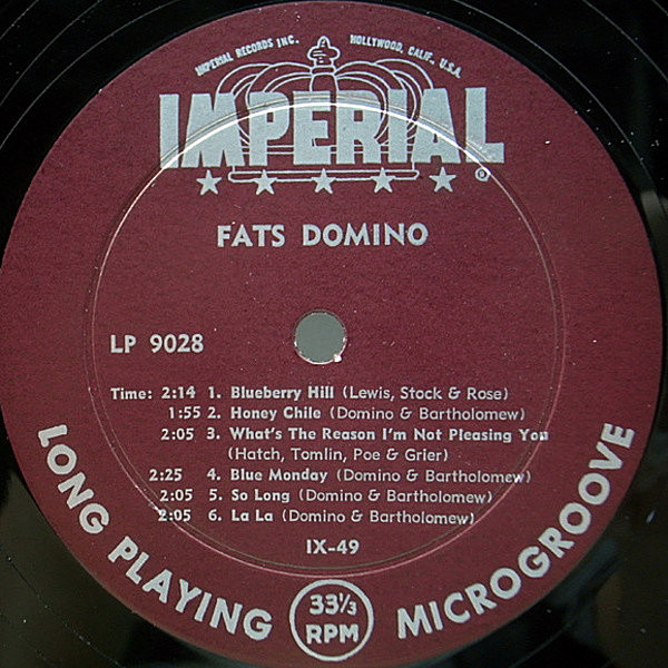 FATS DOMINO / This Is Fats Domino! (LP) / Imperial | WAXPEND RECORDS