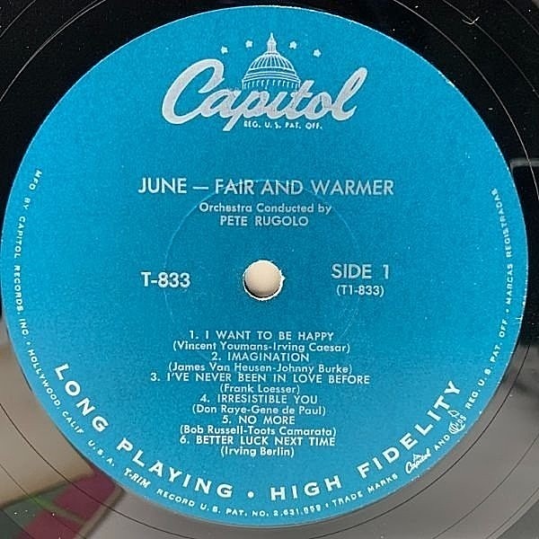 JUNE CHRISTY / Fair And Warmer! (LP) / Capitol | WAXPEND RECORDS