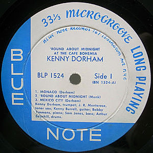 KENNY DORHAM / Round About Midnight At The Cafe Bohemia (LP 