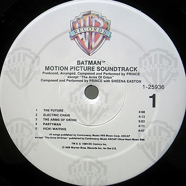 PRINCE / Batman (Motion Picture Soundtrack) (LP) / Warner Bros