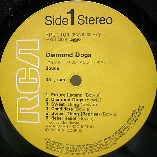 DAVID BOWIE / Diamond Dogs (LP) / RCA | WAXPEND RECORDS