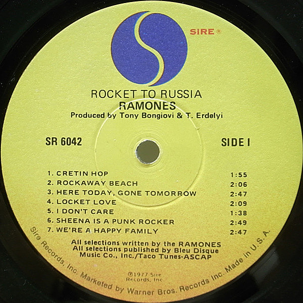 RAMONES / Rocket To Russia (LP) / Sire | WAXPEND RECORDS