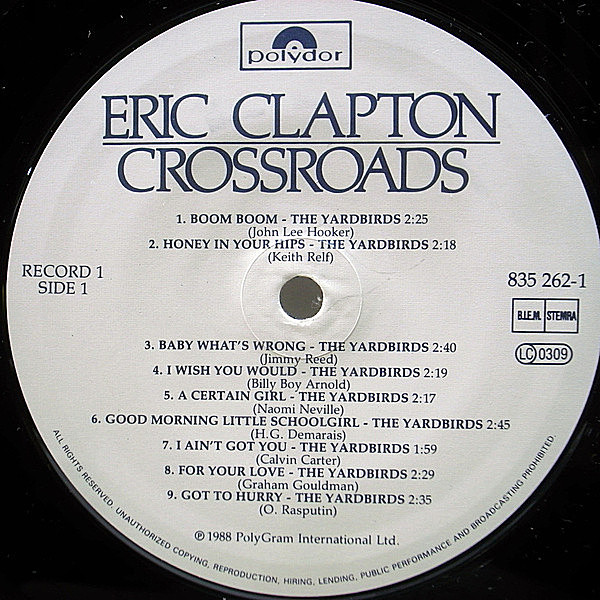 ERIC CLAPTON / Crossroads (LP) / Polydor | WAXPEND RECORDS