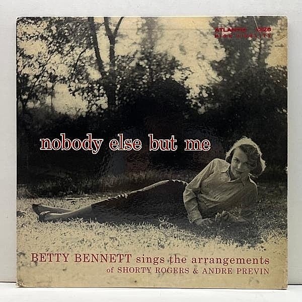 レコードメイン画像：良好!! MONO 初版 黒銀ラベ 深溝 USオリジナル BETTY BENNETT Nobody Else But Me ('55 Atlantic 1226) ベティ・ベネット 最高傑作