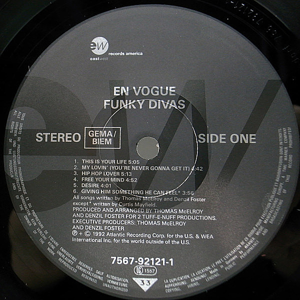 EN VOGUE / Funky Divas (LP) / EastWest | WAXPEND RECORDS